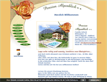 Tablet Screenshot of pensionalpenblick.it